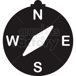 clipart - directions compass vector icon.