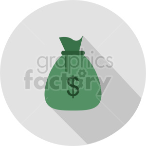money bag vector icon graphic clipart 1 .