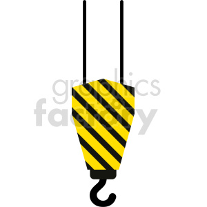 construction crane hook clipart clipart. Commercial use image # 415277