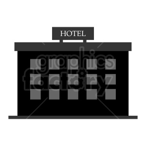 hotel vector icon design clipart.
