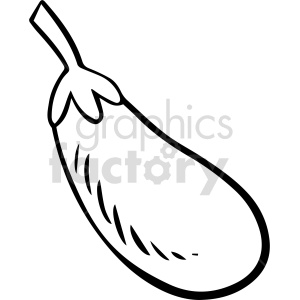 black and white eggplant clipart clipart. Commercial use image # 416899