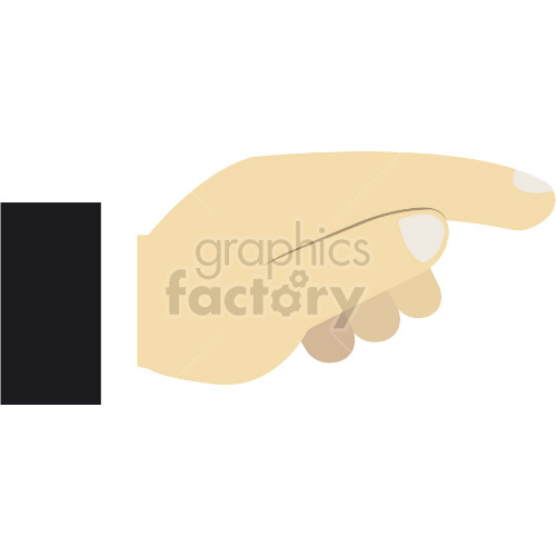 hand vector graphic clipart .