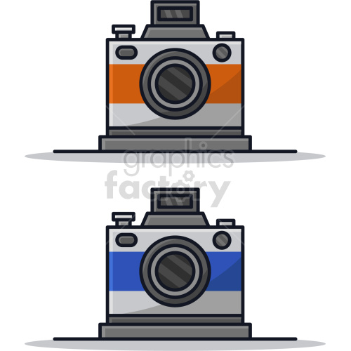 camera vector clipart clipart. Royalty-free image # 418292