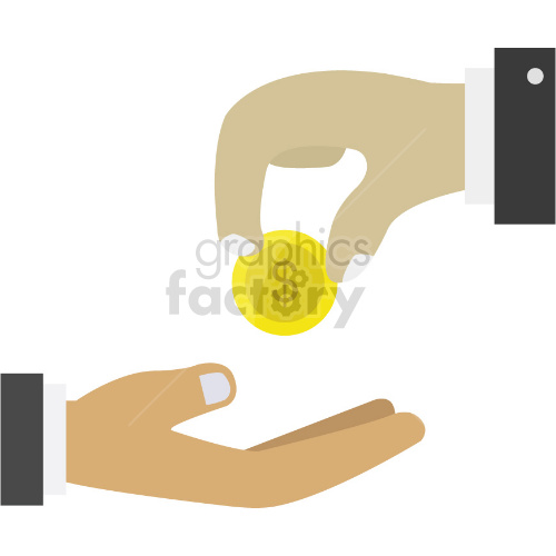 money coins vector graphic