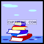   bookworm bookworms book books reading worm worms  bookworm005.gif Animations 2D Animals 