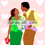 animated couple in love animation. Royalty-free animation # 120805