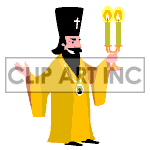 Pastor speaking in church. clipart. Commercial use image # 122127