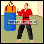   karate martial arts kungfu defense kick  karate015.gif Animations 2D Sports 