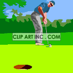 golfers006 animation. Royalty-free animation # 123052
