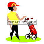   golf women golfer golfers  golf009.gif Animations 2D Sports Golf 
