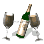 champagne animation. Commercial use animation # 123812