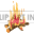 clipart - small animated campfire.