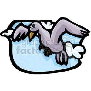 Cartoon dove clipart. Commercial use image # 130320
