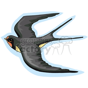 Black-throated sparrow clipart. Royalty-free image # 130599