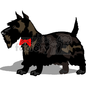 cartoon terrier clipart. Commercial use image # 131582