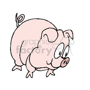   farm farms animals pig pigs hog hogs  PIG02.gif Clip Art Animals Farm 