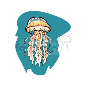 Jellyfish clipart. Royalty-free image # 132644
