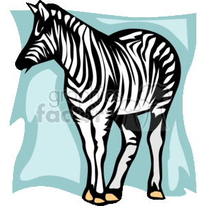 20_zebra clipart. Commercial use image # 132735