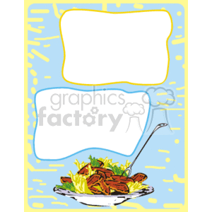 Food border clipart. Royalty-free image # 134085