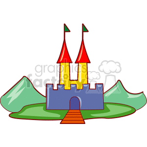 Fairytale Castle clipart. Commercial use image # 134387