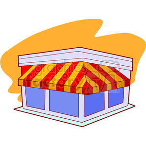 building buildings store stores awning  store801.gif Clip Art Buildings cartoon