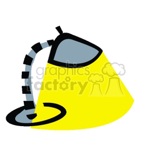 Desk lamp clipart. Commercial use image # 134523