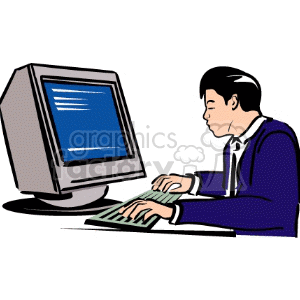   work working monitor monitors computers  internet008.gif Clip Art Business Internet 