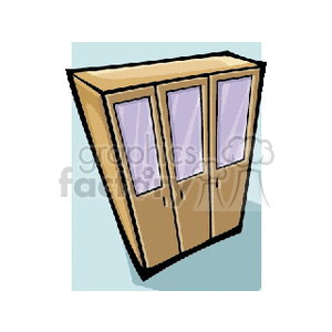 bookcase clipart. Commercial use image # 136453