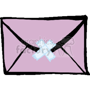 taped_ppl_envelope clipart. Royalty-free image # 136631
