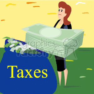 taxes008 clipart. Commercial use image # 136781
