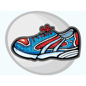 running shoe clipart. Commercial use image # 138286