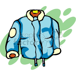 blue coat clipart. Royalty-free image # 138439