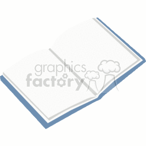 An Open Book clipart. Royalty-free image # 138579
