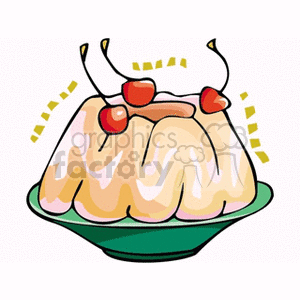   cake cakes dessert junkfood food cherry cherries fruit  cake121.gif Clip Art Food-Drink Bakery 