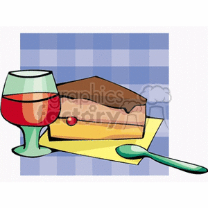   cake cakes dessert junkfood food glass drink drinks beverage beverages  cake13121.gif Clip Art Food-Drink Bakery 