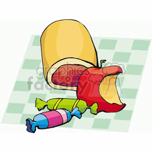 sweetscakeapple clipart. Commercial use image # 141526