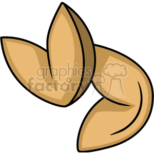 fortune cookies clipart. Royalty-free image # 141566