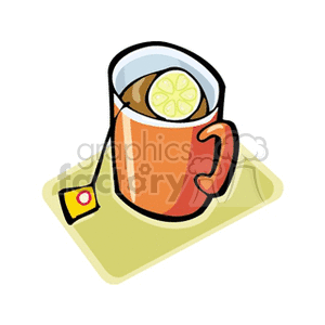   beverage beverages drink drinks cup cups caffeine hot tea  cupoftea2.gif Clip Art Food-Drink Drinks 