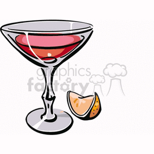 clipart - Martini glass.