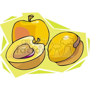  peaches clipart. Royalty-free image # 141902