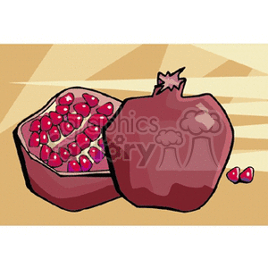   fruit food Clip Art Food-Drink Fruit pomegranate