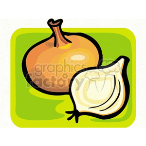 garlic onion clipart. Commercial use image # 142284