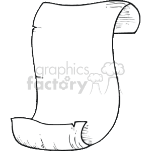 Santa Claus List Black and White  clipart. Commercial use image # 143624
