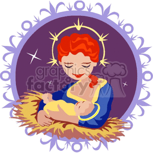  christmas xmas holidays baby jesus nativity scene   christmas005yy Clip Art Holidays Christmas Virgin+Mary