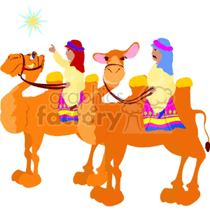 christmas xmas holidays camel camels arabics muslim   christmas019yy Clip Art Holidays Christmas 