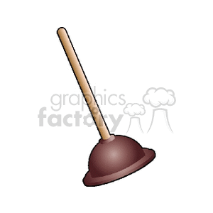 plunger plungers toilet toilets bathroom  PLUNGER01.gif Clip Art Household Bathroom tool tools