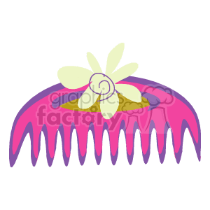 hair_comb_0001 clipart. Commercial use image # 146965