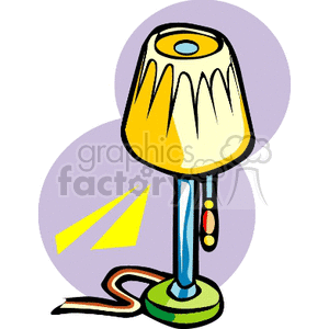 table-lamp clipart. Commercial use image # 147445