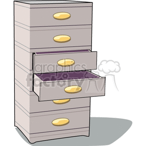 open drawer clipart. Commercial use image # 147672