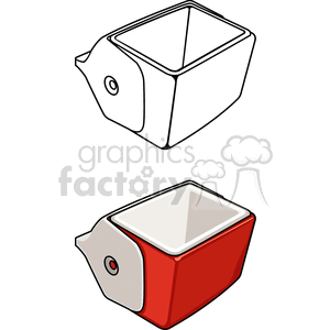 open cooler clipart. Commercial use image # 147717